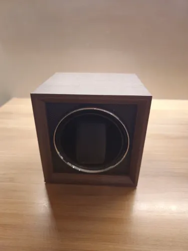 Caixa Giratória Watch Winder para Relógio Automático - Madeira - 1 Relógio
