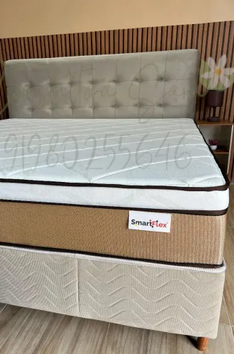 CAMA BOX CASAL MOLAS ENSACADAS QUALIDADE GARANTIDA