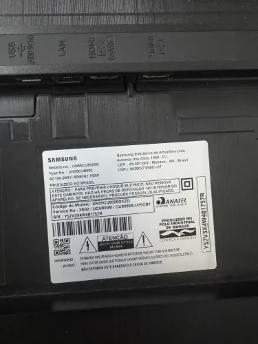 Tv Samsung smart 55 tela quebrada 