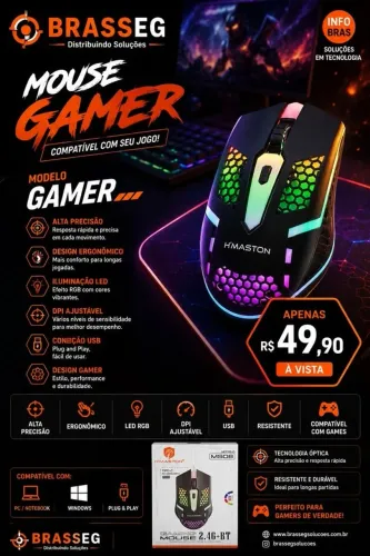 ?ÚLTIMO MOUSE EM ESTOQUE?