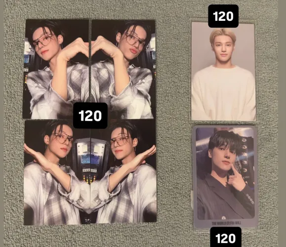 Photocards OFICIAIS ATEEZ (valor individual)