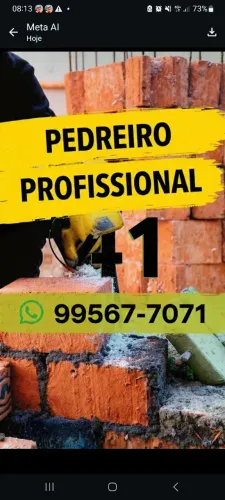 Pedreiro empreita 