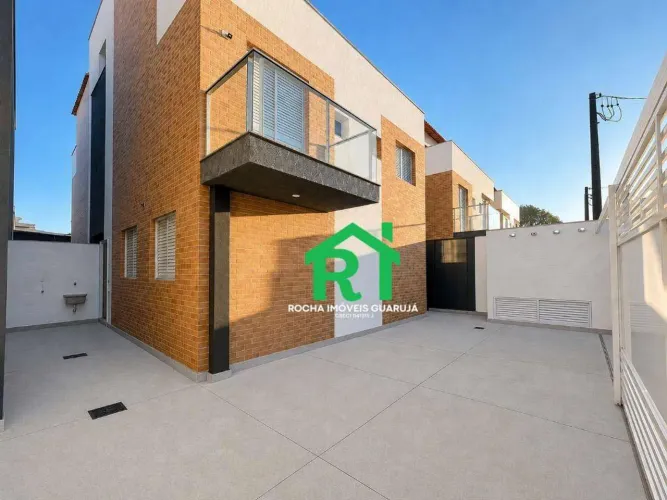 Casa com 3 Quartos (1 Suíte), 2 vagas e lazer à venda em Jardim Astúrias, Guarujá