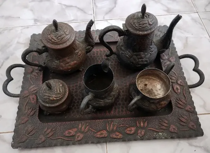 Reliquia Aparelho Completo de Café e Chá em Metal