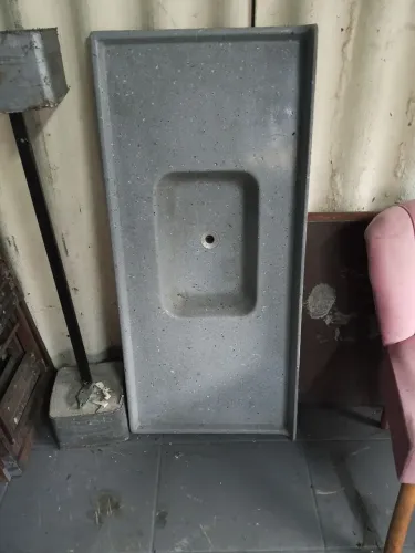 Pedra pia de cozinha de mármore