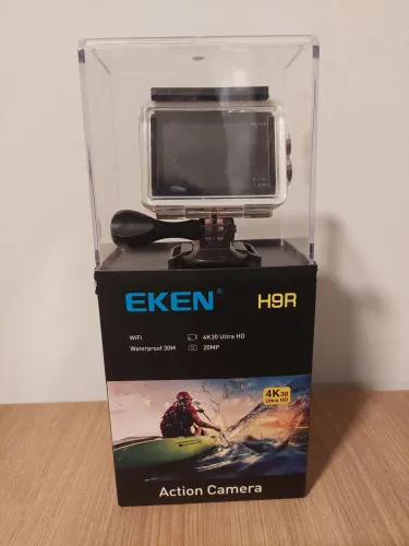 Câmera de Ação Eken H9R 4K Wi-Fi + Controle de Pulso e Acessórios