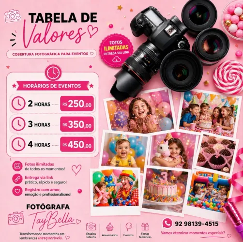 Cobertura Fotográfica - Ensaio fotográfico
