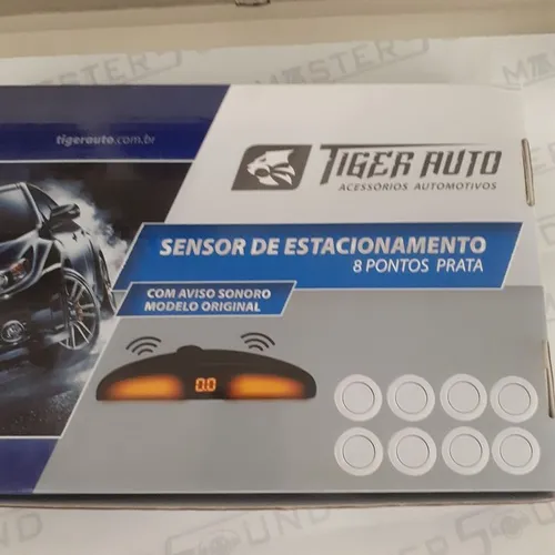 Sensor de estacionamento: c/ 4pontos traseiro e 4 dianteiro. Garantia. Novo.Instalado.