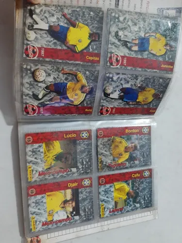 Álbum de futcards copa 1997 panini seleção brasileira só venda não troco por nada