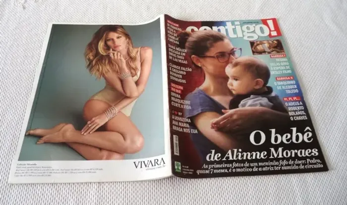 Revista Contigo 4 Dezembro 2014 Capa Alinne Moraes. Para Colecionadores.