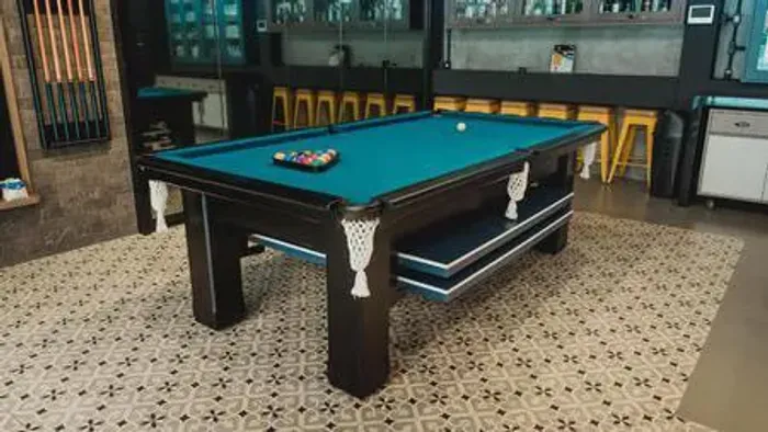 Mesa de sinuca e Ping pong 2 em 1 Midix gaming