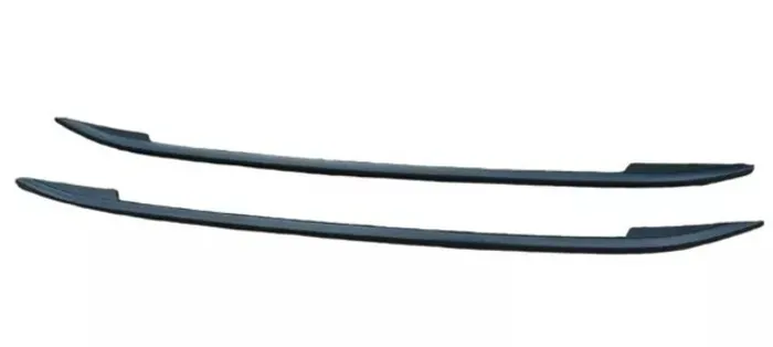 Par Rack Teto Preto Vw Taos Original Perfeito *4