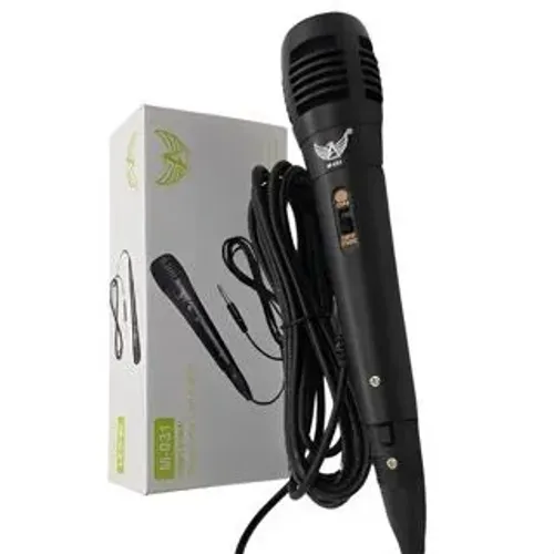 Novo Microfone Com Fio 3 Metros Altomex