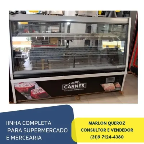 Balcao de Açougue Gelopar 2 Metros Novo