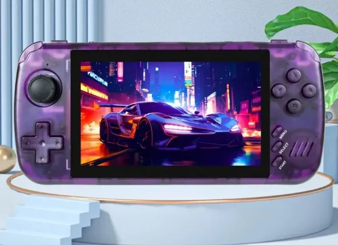 Super console portátil Powkiddy X39 gameboy color advance ps1 nes super nes mega