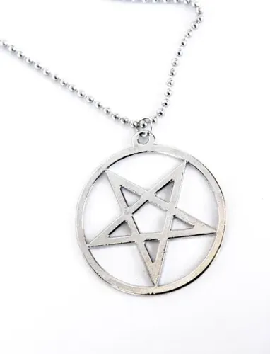 Colar Wicca Pentagrama Estrela