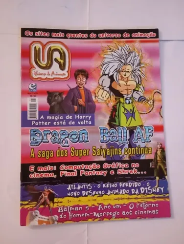 Revista Universa Da Animação Nº 1 Dragon Ball Harry Potter