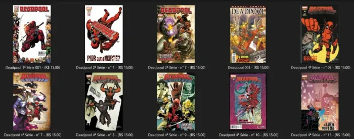 DEADPOOL - (PACK COM 13 UNIDADES POR 150,00)