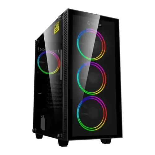 Gabinete Gamer Gamemax Draco XD *Com 3 Fans Led Rgb* *Com Controladora* - WZetta