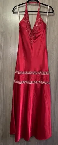 Vestido longo Festa Vermelho
