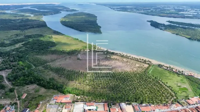 Área 100% com 28 hectares às margens do Rio São Francisco, em Piaçabuçu-AL