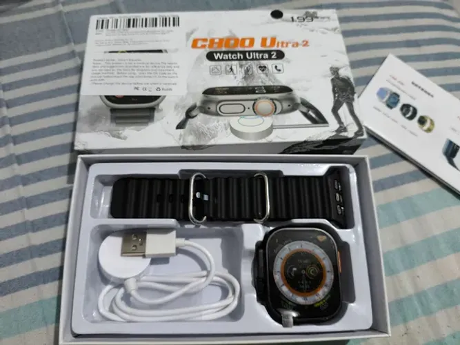 Smartwatch C800 Ultra 2 Relógio Inteligente Chamada Bluetooth Monitor Cardíaco