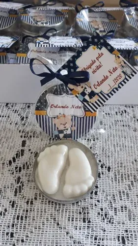 Lembrancinha chá de fraldas