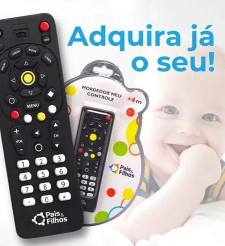 Mordedor de Controle Remoto para Bebês - +4 Meses