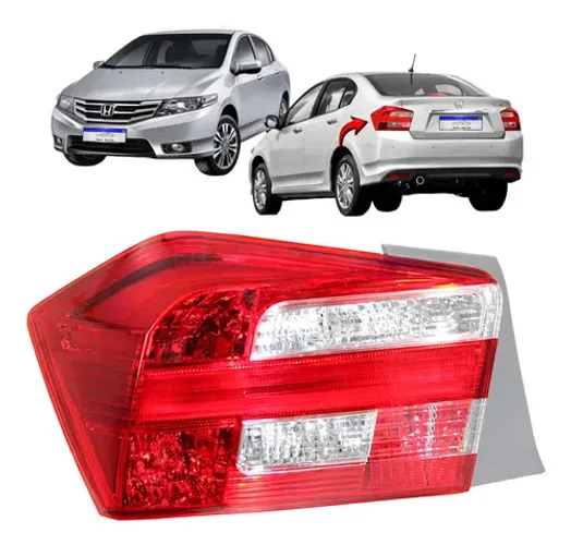 Lanterna Honda City 2013 2014 Traseira Novo Lado Esquerdo