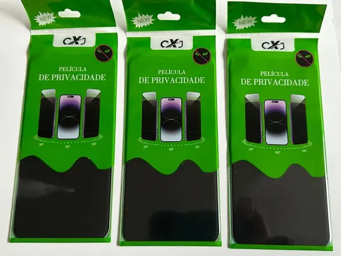 Película iPhone 14 Plus privacidade kit com 3