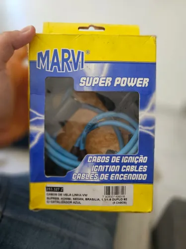 Cabos De velas azul Fusca