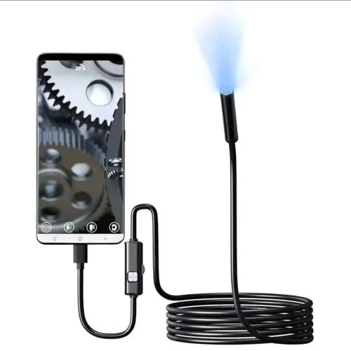 Câmera Endoscópica para Celular - Explore Lugares de Difícil Acesso!