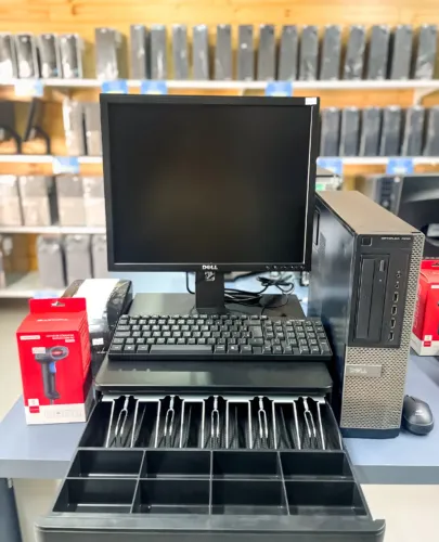 Kit Pdv i5 8Gb HD 1TB Monitor 19'' Gaveta de Dinheiro Leitor de Codigo de Barras