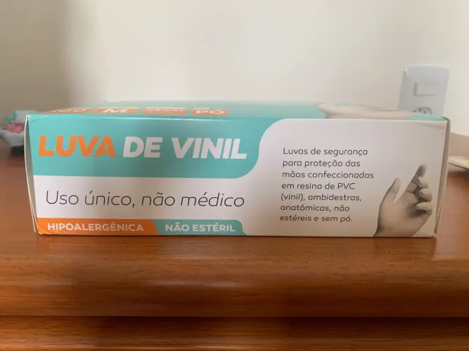 Luvas descartáveis 