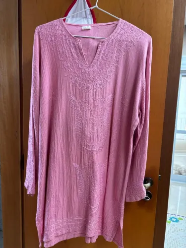 Bata indiana rosa tamanho único - comprada na Turquia 
