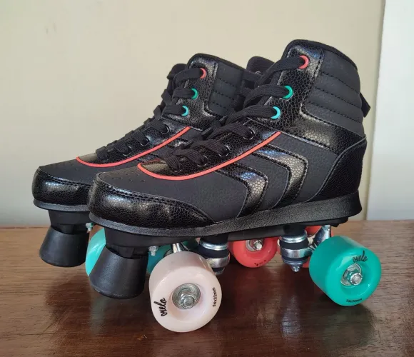 Patins Roller Quad Preto