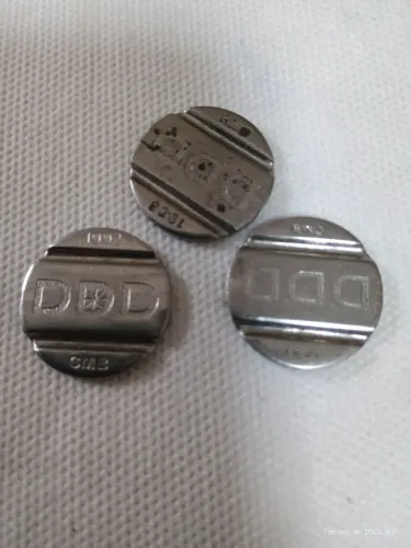 Fichas DDD TELEFONE PÚBLICO TELEBRÁS 