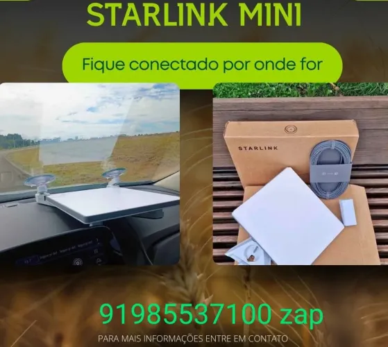 Starlink Mini - Internet para onde você for!