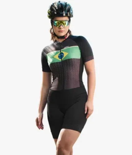 Macaquinho De Ciclismo Bike Uv80 Roupa De Pedalar Bicicleta z1185 a