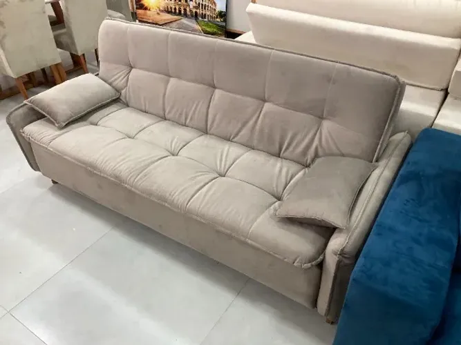 Sofá Cama em Veludo, Estilo e Conforto para Seu Ambiente
