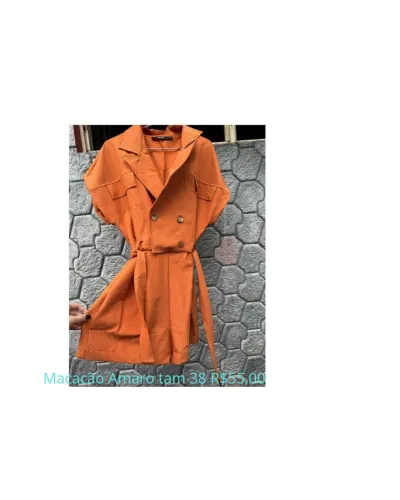 Macacão Amaro Laranja Tam 38