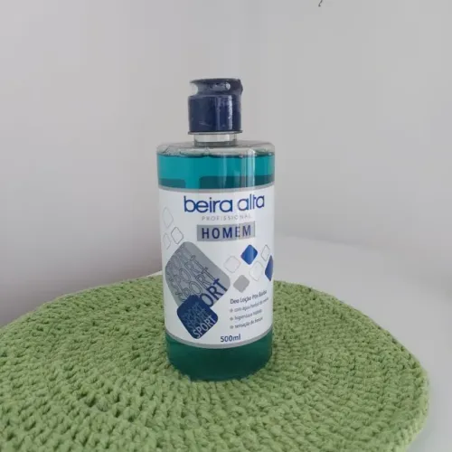 Loção Pós Barba Homem Beira Alta 500ml (VERDE OU AZUL)
