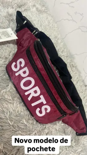 Pochete com a palavra SPORTS