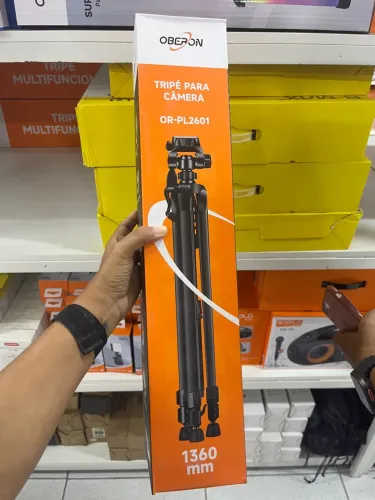 Promoção Tripé para Câmera Oberon Profissional OR-PL2601 - 1360mm