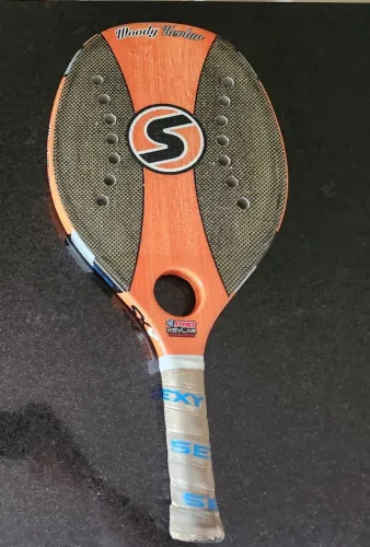 Raquete beach tennis sexy Woody Kevlar