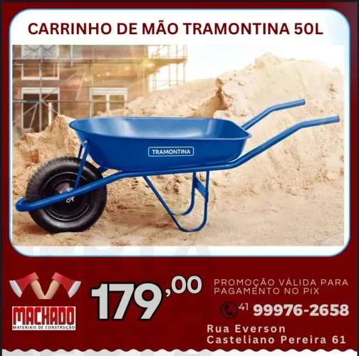 Carrinho de mão Tramontina