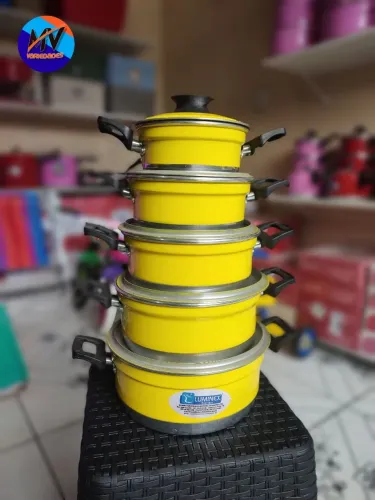 Jogo de Panelas Alumínio 5 Peças.