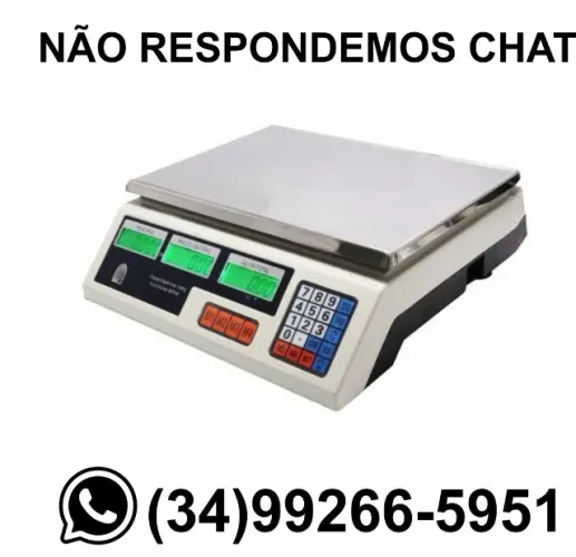 Balança Digital 40kg Bivolt Bateria - Balança Sacolão Açougue e etc