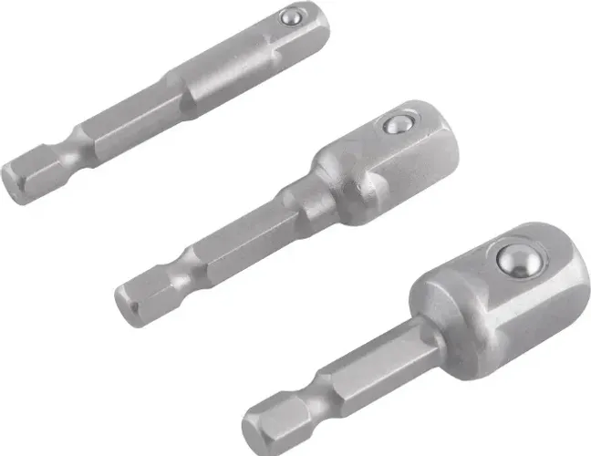 Kit Jogo 3 Adaptador P/ Soquete Pito Cachimbo Parafusadeira
