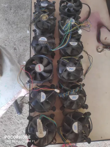 Cooler com dissipador 775 usado